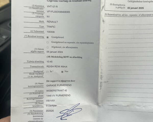 Білий Рено Трафік, об'ємом двигуна 2 л та пробігом 150 тис. км за 16950 $, фото 28 на Automoto.ua