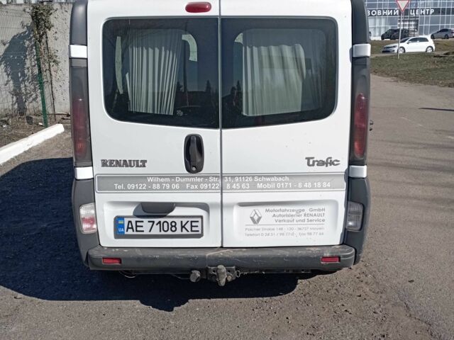Белый Рено Трафик, объемом двигателя 1.9 л и пробегом 316 тыс. км за 8186 $, фото 7 на Automoto.ua