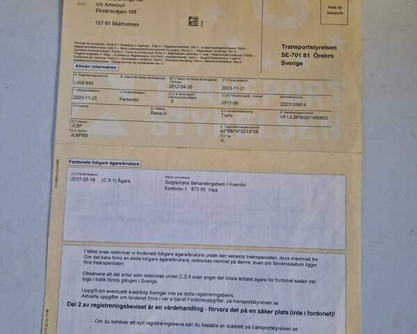 Белый Рено Трафик, объемом двигателя 2 л и пробегом 281 тыс. км за 10000 $, фото 10 на Automoto.ua