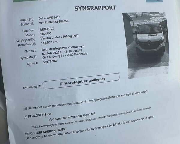 Білий Рено Трафік, об'ємом двигуна 2 л та пробігом 149 тис. км за 19000 $, фото 10 на Automoto.ua