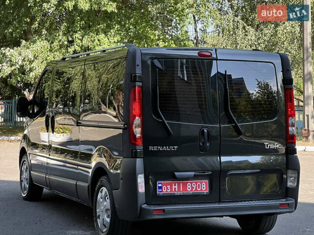 Черный Рено Трафик, объемом двигателя 2.5 л и пробегом 316 тыс. км за 14750 $, фото 8 на Automoto.ua