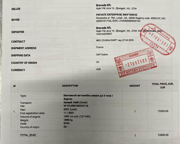 Черный Рено Трафик, объемом двигателя 2 л и пробегом 174 тыс. км за 31400 $, фото 64 на Automoto.ua