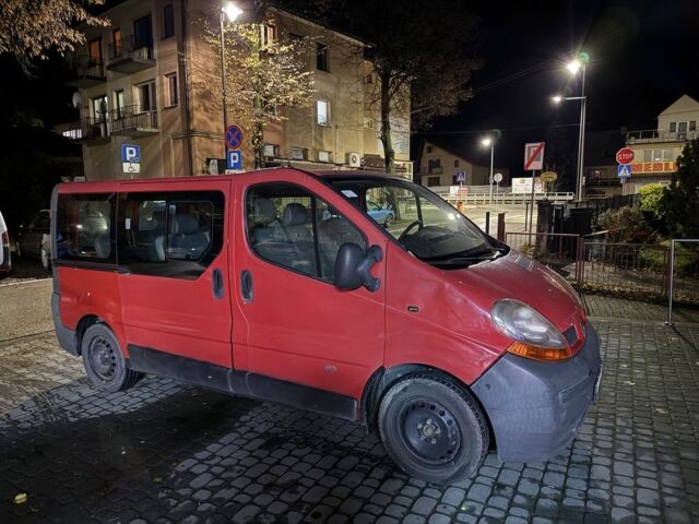 Красный Рено Трафик, объемом двигателя 1.9 л и пробегом 380 тыс. км за 2200 $, фото 1 на Automoto.ua