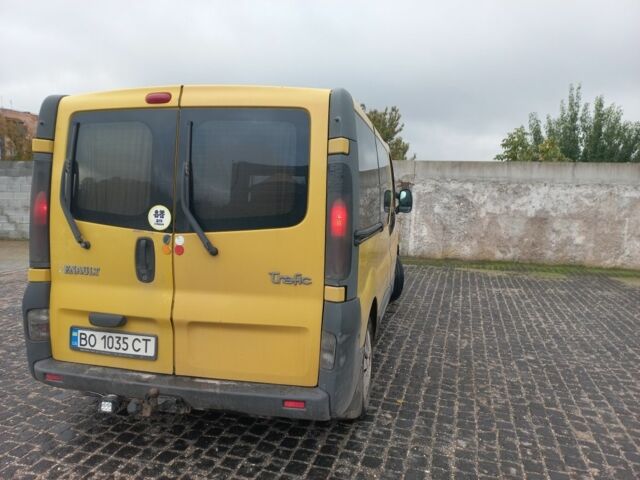 Желтый Рено Трафик, объемом двигателя 1.9 л и пробегом 573 тыс. км за 5500 $, фото 3 на Automoto.ua