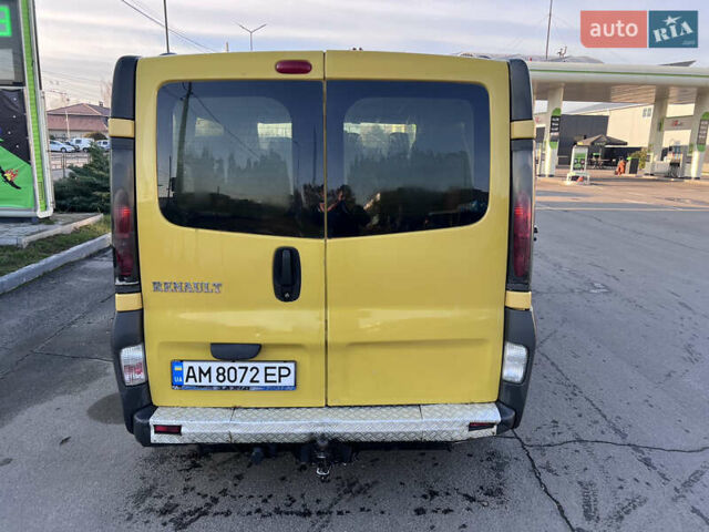 Желтый Рено Трафик, объемом двигателя 1.87 л и пробегом 421 тыс. км за 5999 $, фото 11 на Automoto.ua