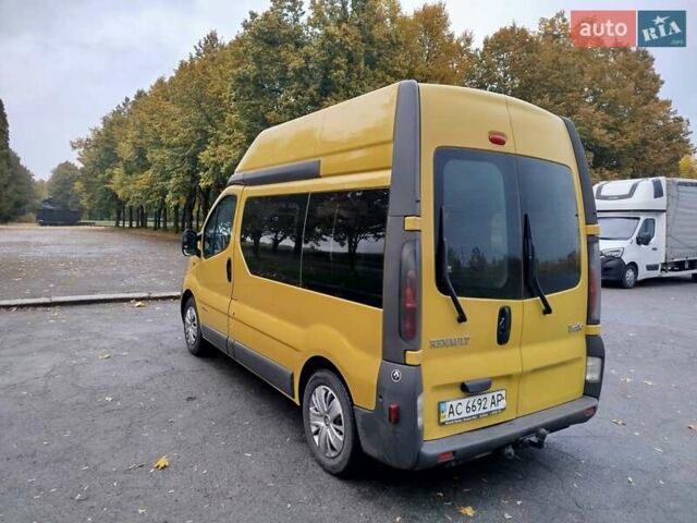 Желтый Рено Трафик, объемом двигателя 1.9 л и пробегом 444 тыс. км за 6500 $, фото 5 на Automoto.ua