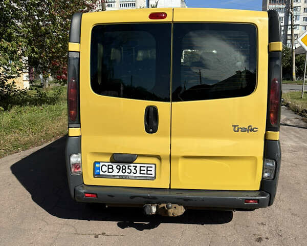 Желтый Рено Трафик, объемом двигателя 1.9 л и пробегом 445 тыс. км за 6600 $, фото 9 на Automoto.ua