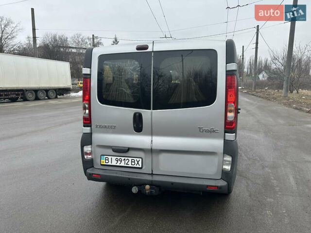 Серый Рено Трафик, объемом двигателя 2.5 л и пробегом 285 тыс. км за 7970 $, фото 4 на Automoto.ua