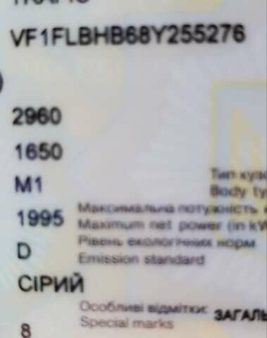 Серый Рено Трафик, объемом двигателя 2 л и пробегом 370 тыс. км за 9900 $, фото 9 на Automoto.ua