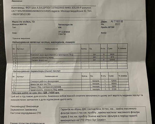 Рено Трафик 2011 в Киеве на Automoto.ua Серый Рено Трафик, объемом двигателя 2 л и пробегом 267 тыс. км за 13000 $, фото 14 на Automoto.ua