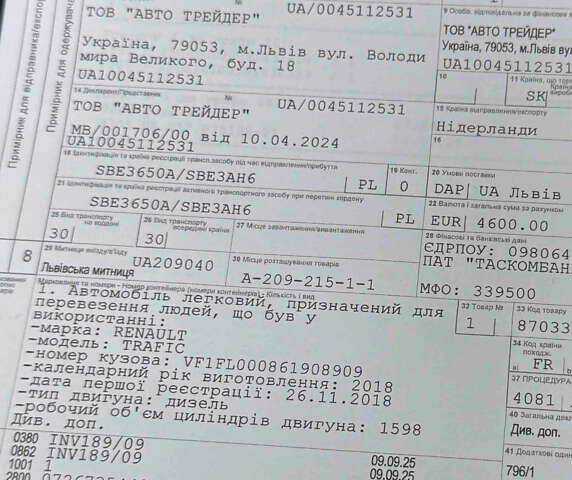 Серый Рено Трафик, объемом двигателя 1.6 л и пробегом 231 тыс. км за 16950 $, фото 38 на Automoto.ua