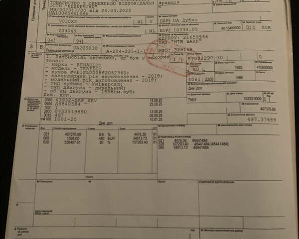 Серый Рено Трафик, объемом двигателя 1.6 л и пробегом 248 тыс. км за 16950 $, фото 32 на Automoto.ua