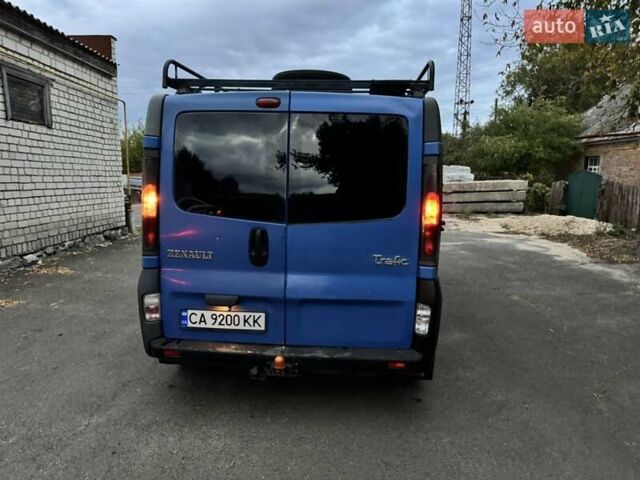 Синій Рено Трафік, об'ємом двигуна 1.87 л та пробігом 480 тис. км за 5600 $, фото 6 на Automoto.ua