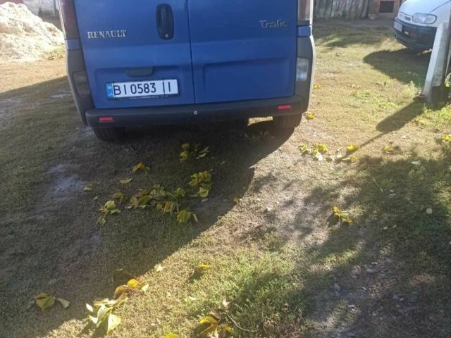 Синий Рено Трафик, объемом двигателя 1.9 л и пробегом 350 тыс. км за 7764 $, фото 2 на Automoto.ua