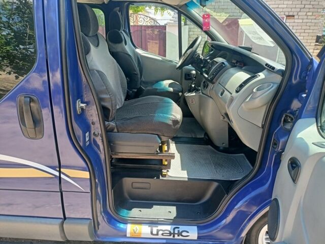 Рено Трафик 2004 в Баштанке на Automoto.ua Синий Рено Трафик, объемом двигателя 1.9 л и пробегом 10 тыс. км за 6500 $, фото 7 на Automoto.ua