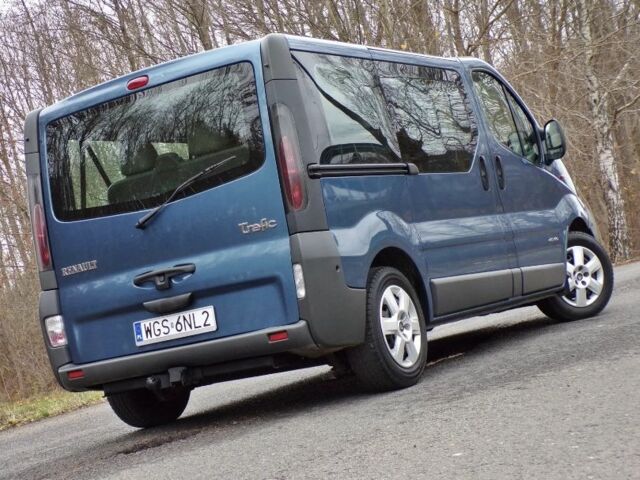 Синий Рено Трафик, объемом двигателя 2.5 л и пробегом 286 тыс. км за 6410 $, фото 3 на Automoto.ua