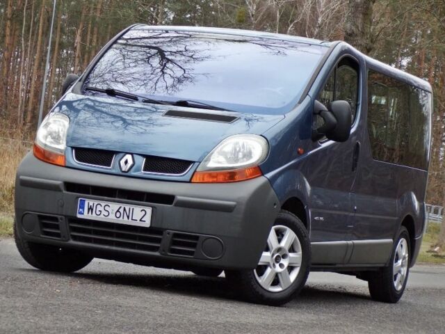 Синий Рено Трафик, объемом двигателя 2.5 л и пробегом 286 тыс. км за 6410 $, фото 2 на Automoto.ua