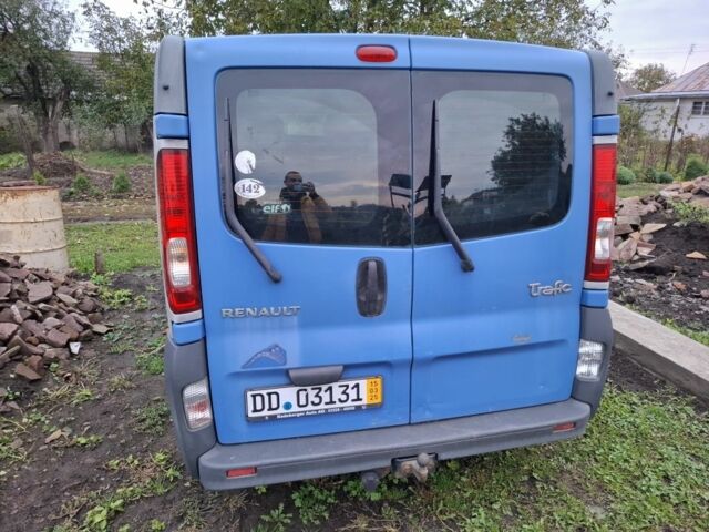 Синий Рено Трафик, объемом двигателя 2 л и пробегом 155 тыс. км за 3846 $, фото 4 на Automoto.ua