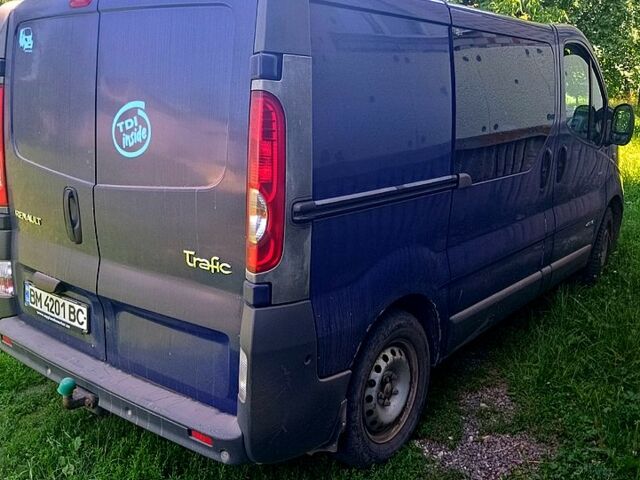 Синий Рено Трафик, объемом двигателя 2 л и пробегом 340 тыс. км за 7700 $, фото 2 на Automoto.ua