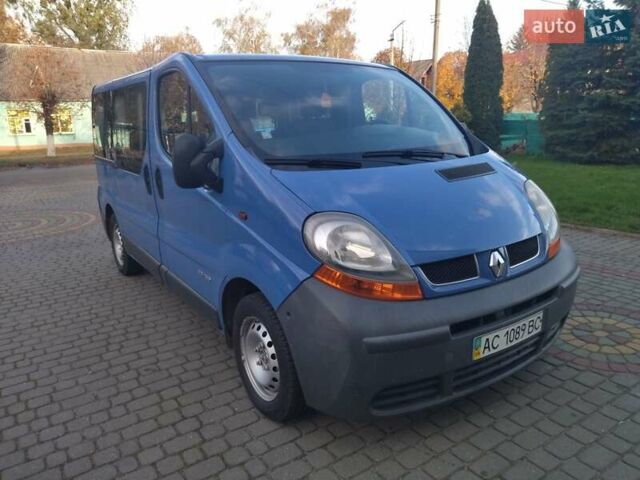 Синий Рено Трафик, объемом двигателя 1.9 л и пробегом 197 тыс. км за 6900 $, фото 7 на Automoto.ua