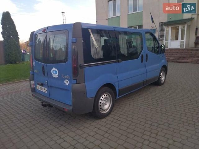 Синий Рено Трафик, объемом двигателя 1.9 л и пробегом 197 тыс. км за 6900 $, фото 2 на Automoto.ua