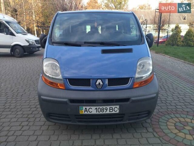 Синий Рено Трафик, объемом двигателя 1.9 л и пробегом 197 тыс. км за 6900 $, фото 5 на Automoto.ua