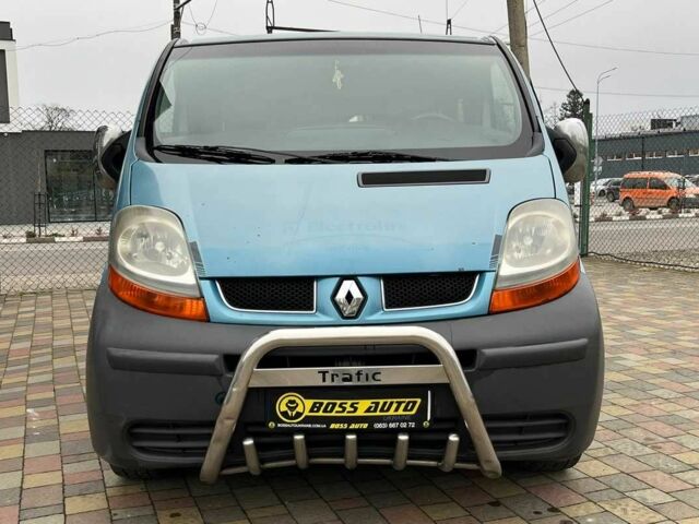 Синий Рено Трафик, объемом двигателя 1.9 л и пробегом 363 тыс. км за 6250 $, фото 1 на Automoto.ua