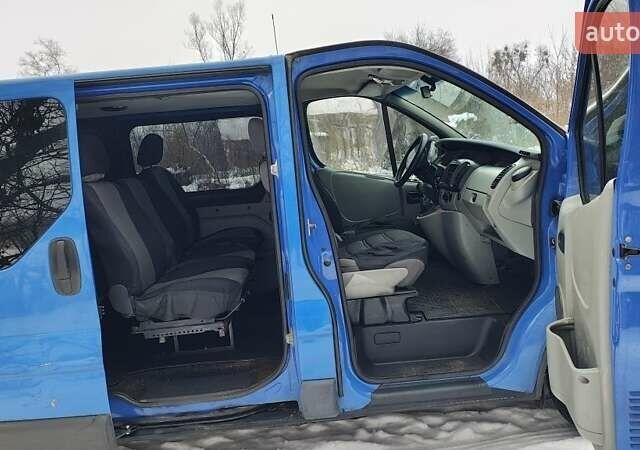 Синий Рено Трафик, объемом двигателя 1.9 л и пробегом 499 тыс. км за 6100 $, фото 5 на Automoto.ua