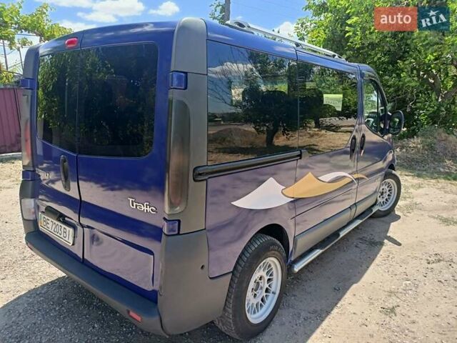 Синий Рено Трафик, объемом двигателя 1.87 л и пробегом 455 тыс. км за 6650 $, фото 7 на Automoto.ua