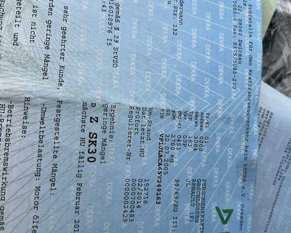 Синій Рено Трафік, об'ємом двигуна 1.9 л та пробігом 277 тис. км за 8900 $, фото 60 на Automoto.ua