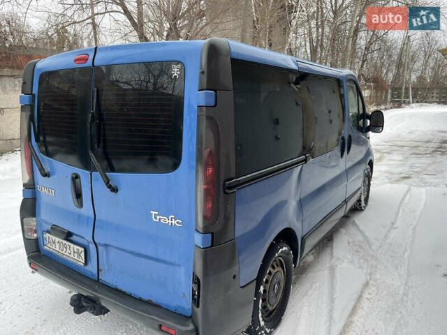 Синій Рено Трафік, об'ємом двигуна 1.9 л та пробігом 378 тис. км за 5200 $, фото 4 на Automoto.ua