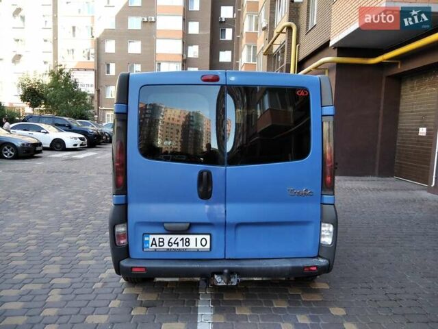 Синий Рено Трафик, объемом двигателя 1.9 л и пробегом 327 тыс. км за 7200 $, фото 7 на Automoto.ua