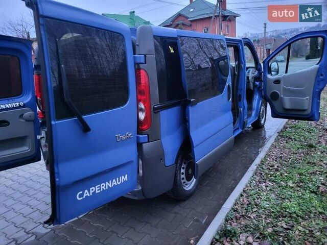 Синій Рено Трафік, об'ємом двигуна 2 л та пробігом 267 тис. км за 9990 $, фото 77 на Automoto.ua