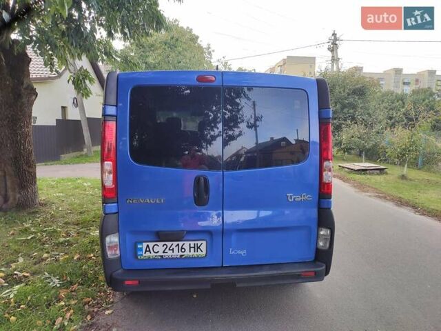 Синій Рено Трафік, об'ємом двигуна 2 л та пробігом 281 тис. км за 8500 $, фото 2 на Automoto.ua