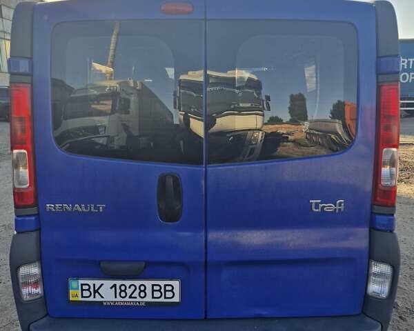 Синий Рено Трафик, объемом двигателя 2 л и пробегом 394 тыс. км за 7187 $, фото 3 на Automoto.ua