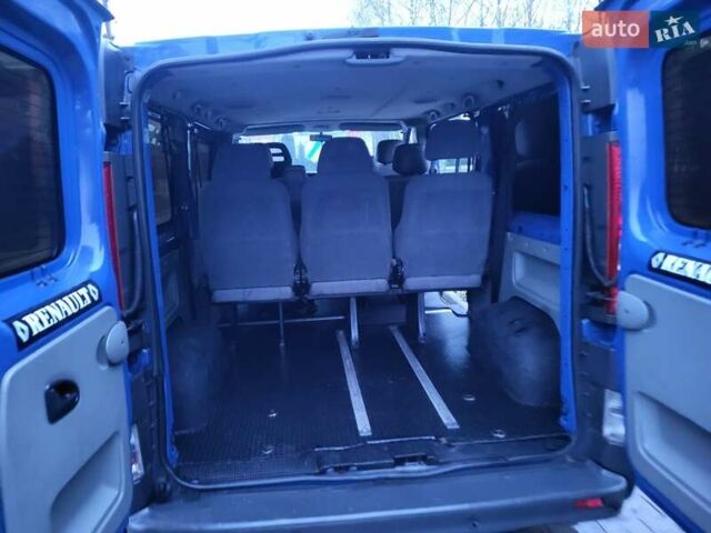 Синій Рено Трафік, об'ємом двигуна 2 л та пробігом 267 тис. км за 9990 $, фото 103 на Automoto.ua