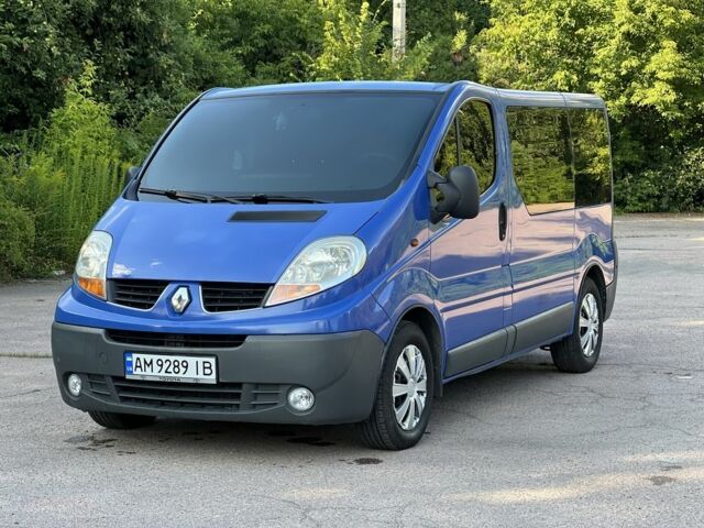 Синій Рено Трафік, об'ємом двигуна 2 л та пробігом 350 тис. км за 8700 $, фото 16 на Automoto.ua
