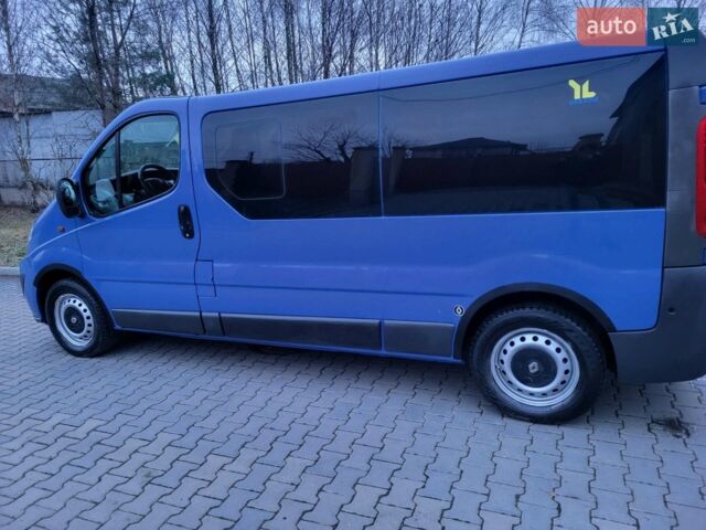 Синій Рено Трафік, об'ємом двигуна 2 л та пробігом 267 тис. км за 9500 $, фото 125 на Automoto.ua