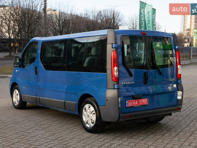 Синий Рено Трафик, объемом двигателя 2 л и пробегом 253 тыс. км за 11800 $, фото 4 на Automoto.ua