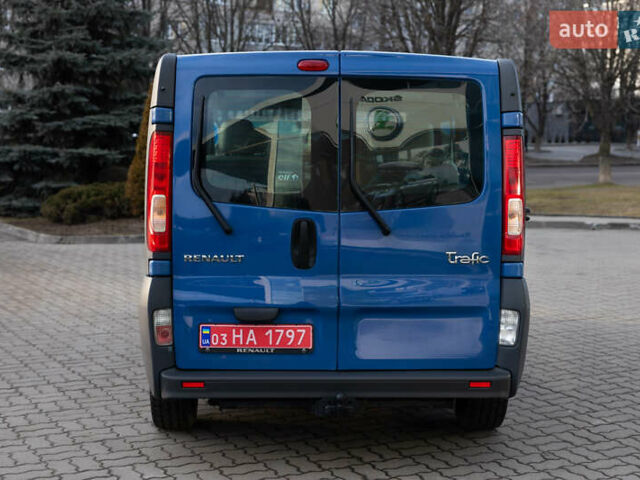 Синий Рено Трафик, объемом двигателя 2 л и пробегом 253 тыс. км за 11800 $, фото 5 на Automoto.ua