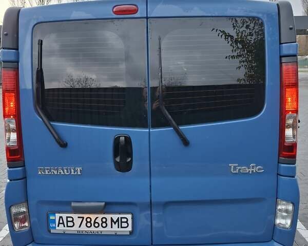 Синий Рено Трафик, объемом двигателя 2 л и пробегом 254 тыс. км за 13900 $, фото 4 на Automoto.ua