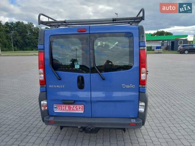 Синий Рено Трафик, объемом двигателя 2 л и пробегом 285 тыс. км за 13100 $, фото 1 на Automoto.ua