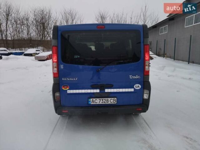 Синий Рено Трафик, объемом двигателя 2 л и пробегом 292 тыс. км за 10300 $, фото 5 на Automoto.ua