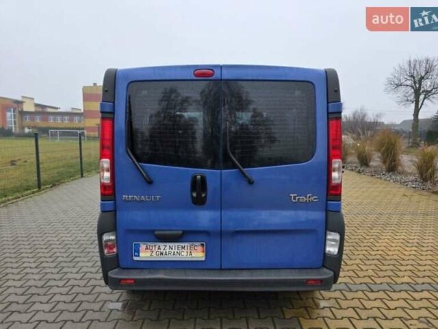 Синій Рено Трафік, об'ємом двигуна 2 л та пробігом 215 тис. км за 9800 $, фото 8 на Automoto.ua