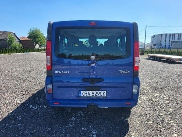 Синій Рено Трафік, об'ємом двигуна 2 л та пробігом 215 тис. км за 9200 $, фото 7 на Automoto.ua