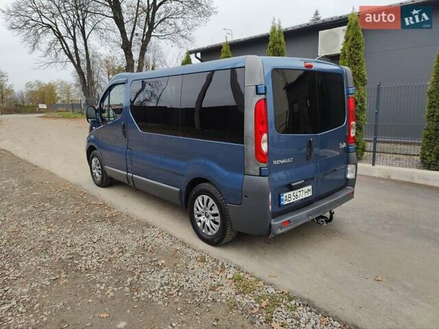 Синий Рено Трафик, объемом двигателя 2 л и пробегом 221 тыс. км за 13999 $, фото 8 на Automoto.ua