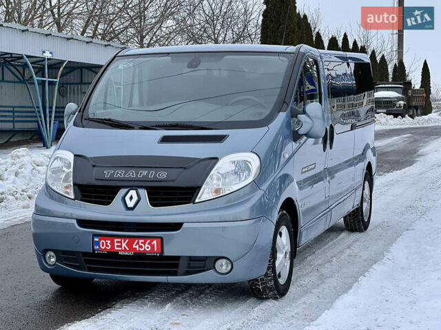 Синій Рено Трафік, об'ємом двигуна 2 л та пробігом 215 тис. км за 16850 $, фото 1 на Automoto.ua