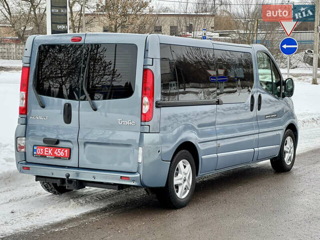 Синій Рено Трафік, об'ємом двигуна 2 л та пробігом 215 тис. км за 16900 $, фото 13 на Automoto.ua