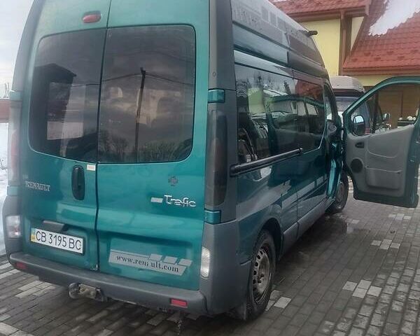 Зеленый Рено Трафик, объемом двигателя 1.9 л и пробегом 440 тыс. км за 7500 $, фото 14 на Automoto.ua