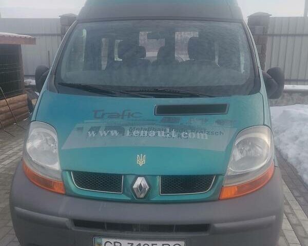 Зеленый Рено Трафик, объемом двигателя 1.9 л и пробегом 440 тыс. км за 7500 $, фото 1 на Automoto.ua